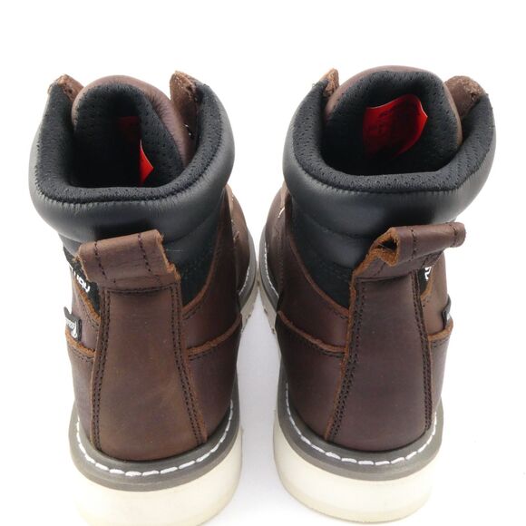 SUREWAY 6" Heavy Duty Soft Toe Full Grain Leather Work Boots Brown Men's US: 9 - Picture 4 of 8